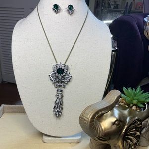 Maven convertible necklace and earrings